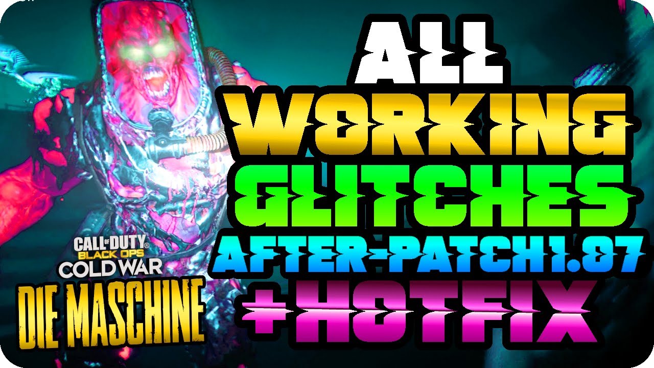 Cold War Zombie Glitches: All Working Zombie Glitches After Patch 1.07 & Hotfix Die Maschine