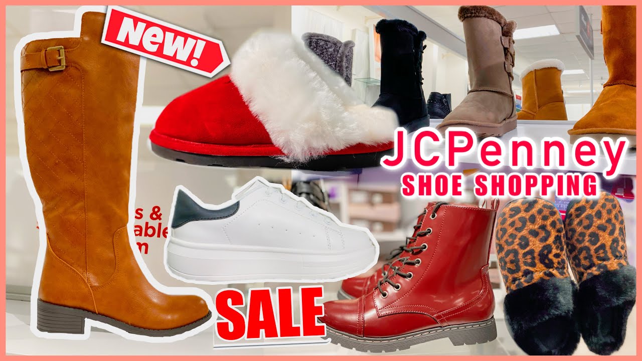 JCPENNEY &hearts;️SHOP WITH ME🔸SHOE SALE AND NEW FINDS‼️BOOTS CASUAL SHOES FLATS WEDGE SNEAKERS & MORE!💟