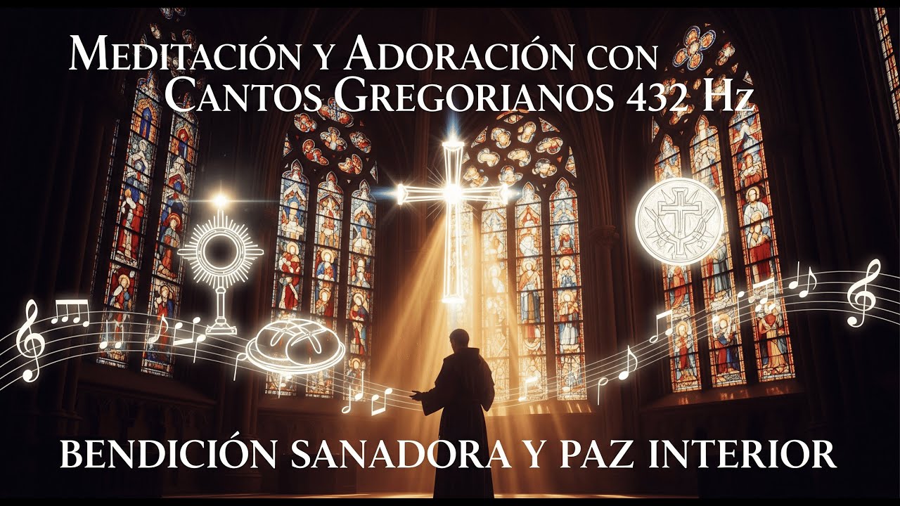 431 Hz Gregorian Chants | Meditación Profunda, Adoración y Bendición Sanadora