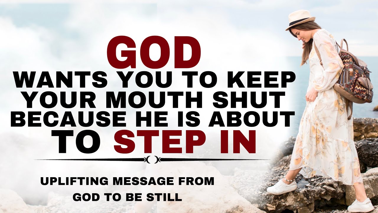 WATCH HOW GOD WILL STEP IN DURING YOUR  HARDSHIP JUST BE STILL - CHRISTIAN MOTIVATION