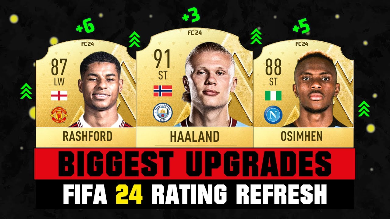FIFA 24 | BIGGEST RATING UPGRADES (EA FC 24)! 💀😲 ft. Haaland, Rashford, Osimhen&hellip;