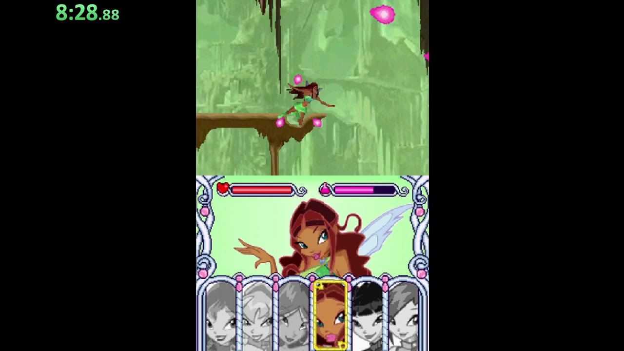 Winx club quest for the codex speedrun 2:58:50 (DS)