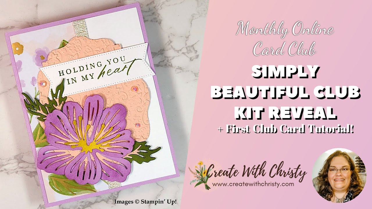 January 2026 Card Club First Look | Simply Beautiful Bundle