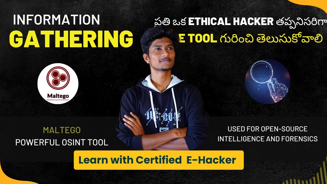 Advance Information Gathering tool using Maltego in Telugu || Ethical Hacking in Telugu ||