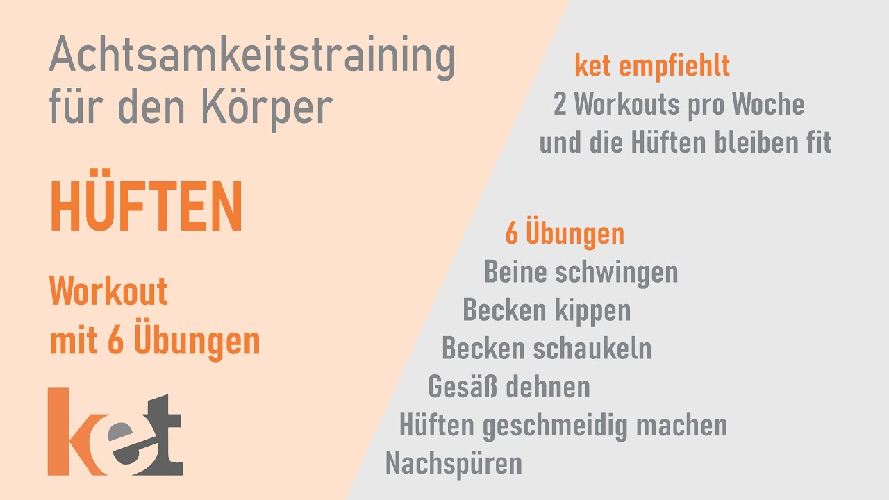 Hüfte mobilisieren: Sanfte Übungen gegen Steifheit