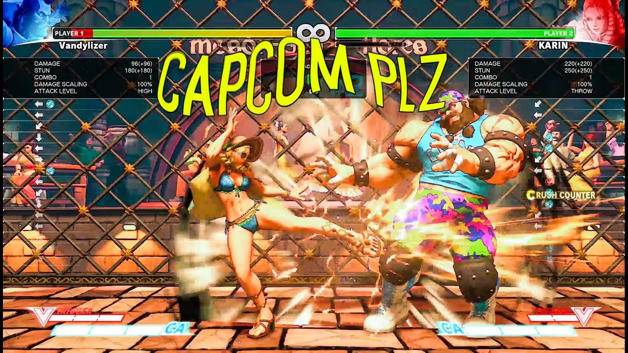 When Zangief can use his new counter move (all attacks listed) (1080p reupload)