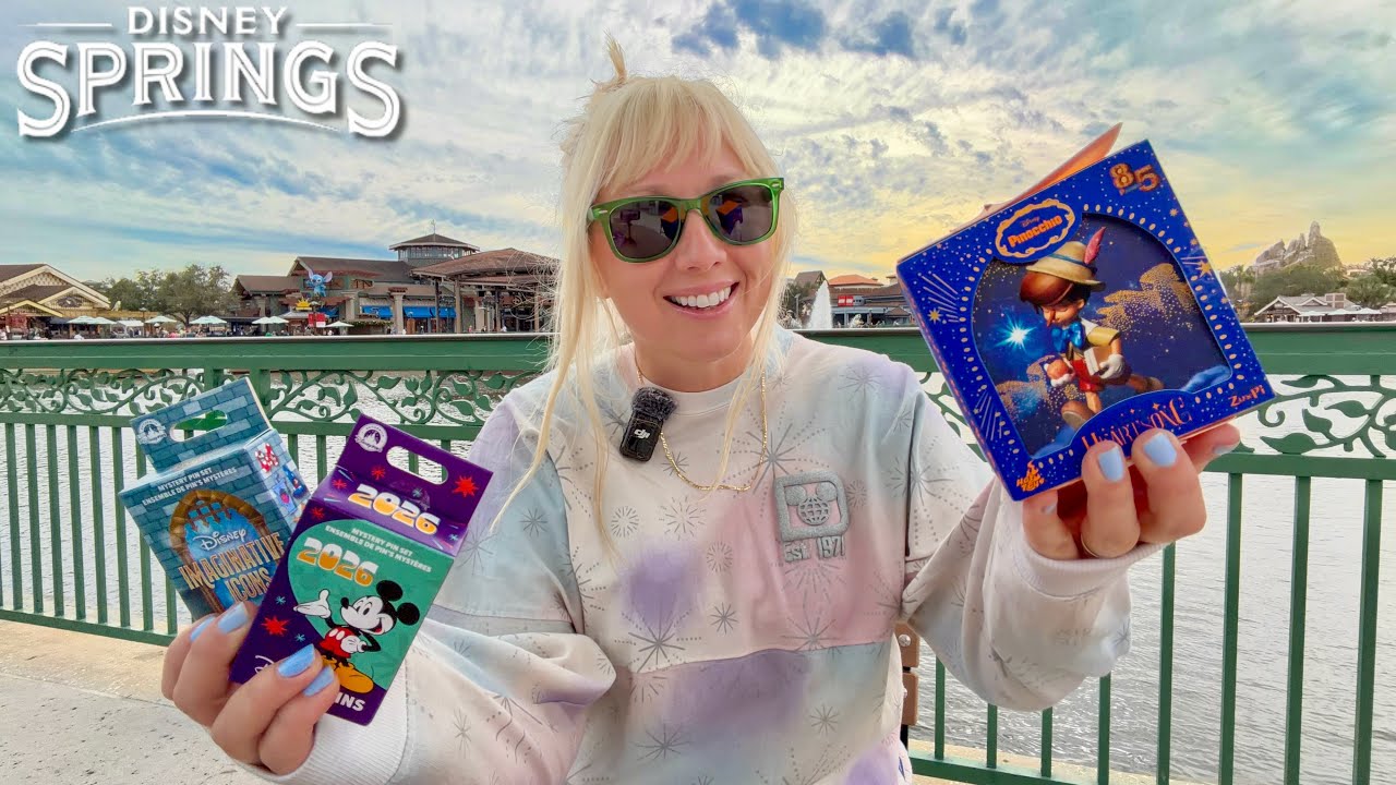 NEW at Disney Springs 2026! BEST New Merch, Blind Boxes, Mystery Pins, Valentine's Day & MORE!