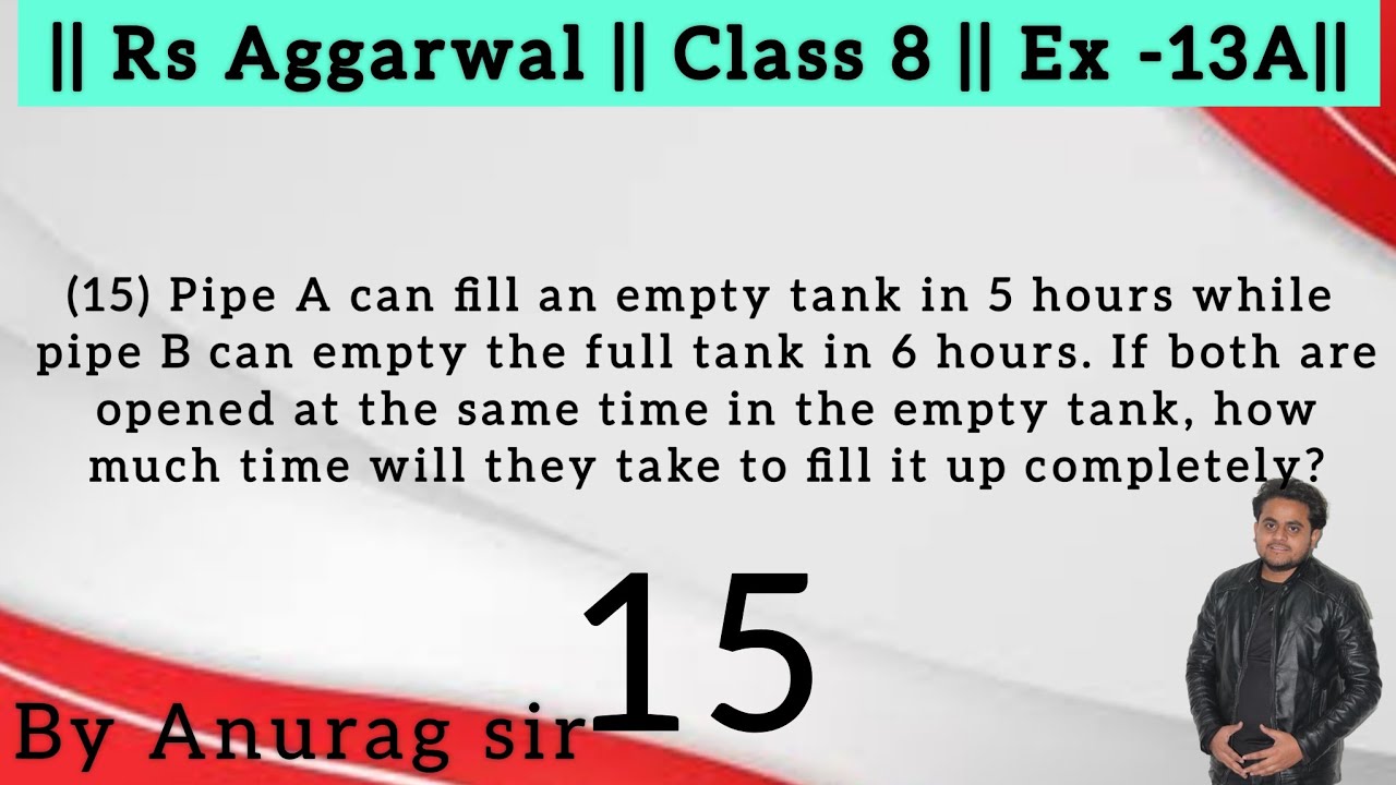 Pipe A can fill an empty tank in 5 hours while pipe B can empty the full tank in 6 hours. If both ar