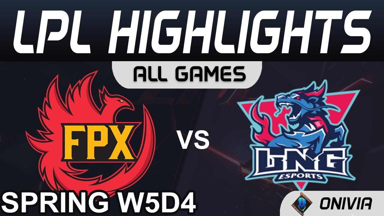 FPX vs LNG Highlights ALL GAMES LPL Spring Season 2021 W5D4 FunPlus Phoenix vs LNG Esports by Onivia