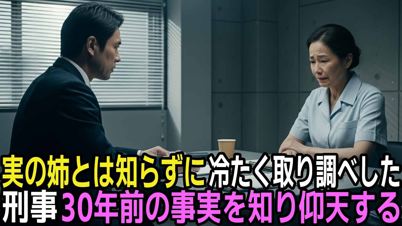 刑事は知らなかった。目の前の“容疑者”が、三十年前に失踪した自分の姉だったことを