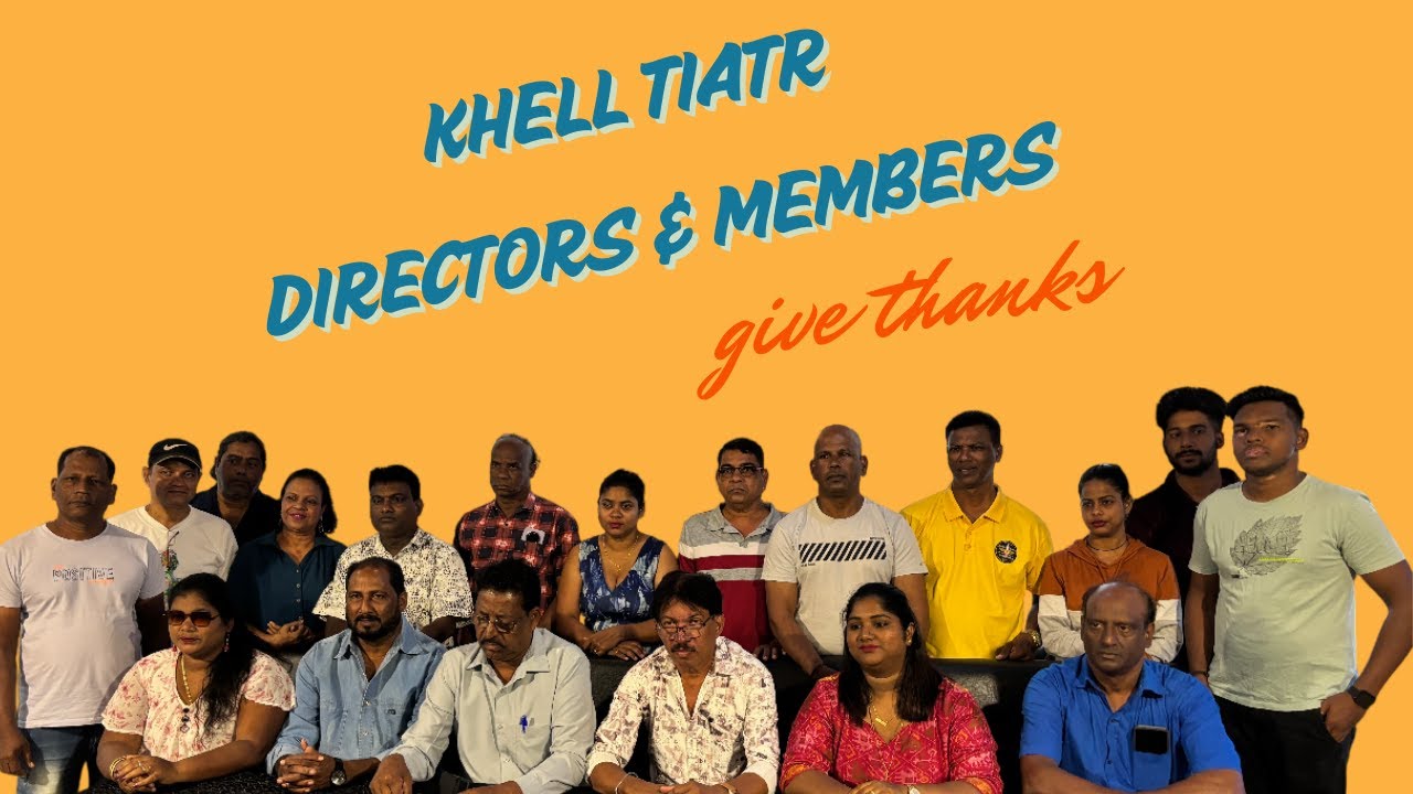 Khell Tiatr Directors thank #TAG for #Carnival bonanza