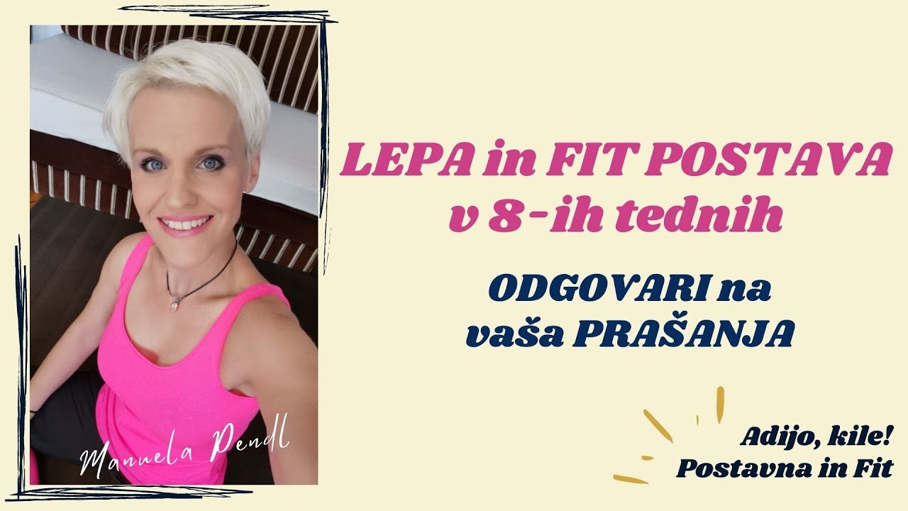 Kako do lep(š)e in bolj fit postave v 8ih tednih?