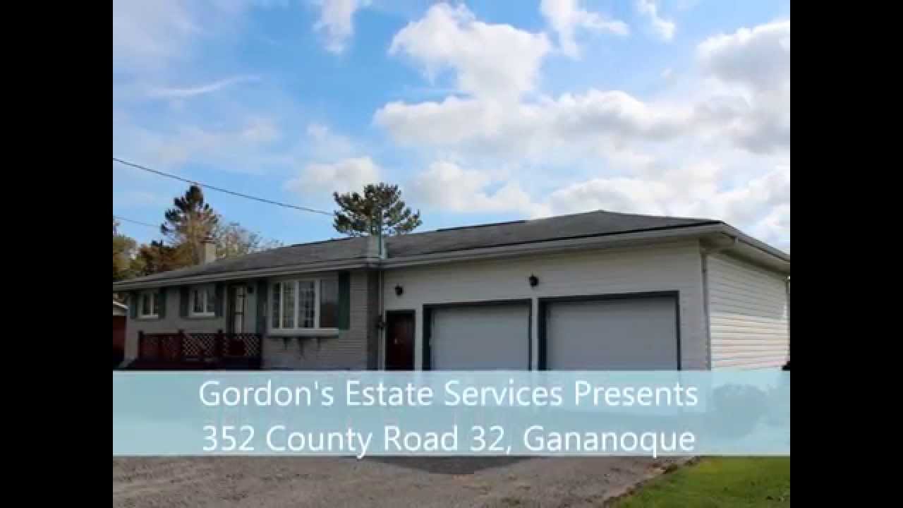 Gordon's Estate Services presents 352 County Rd 32 Gananoque For Sale
