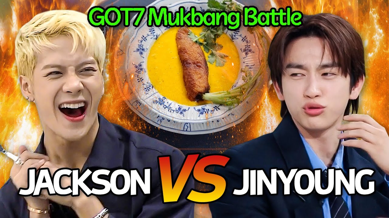 GOT7 JINYOUNG vs JACKSON's Mukbang Compilation🔥
