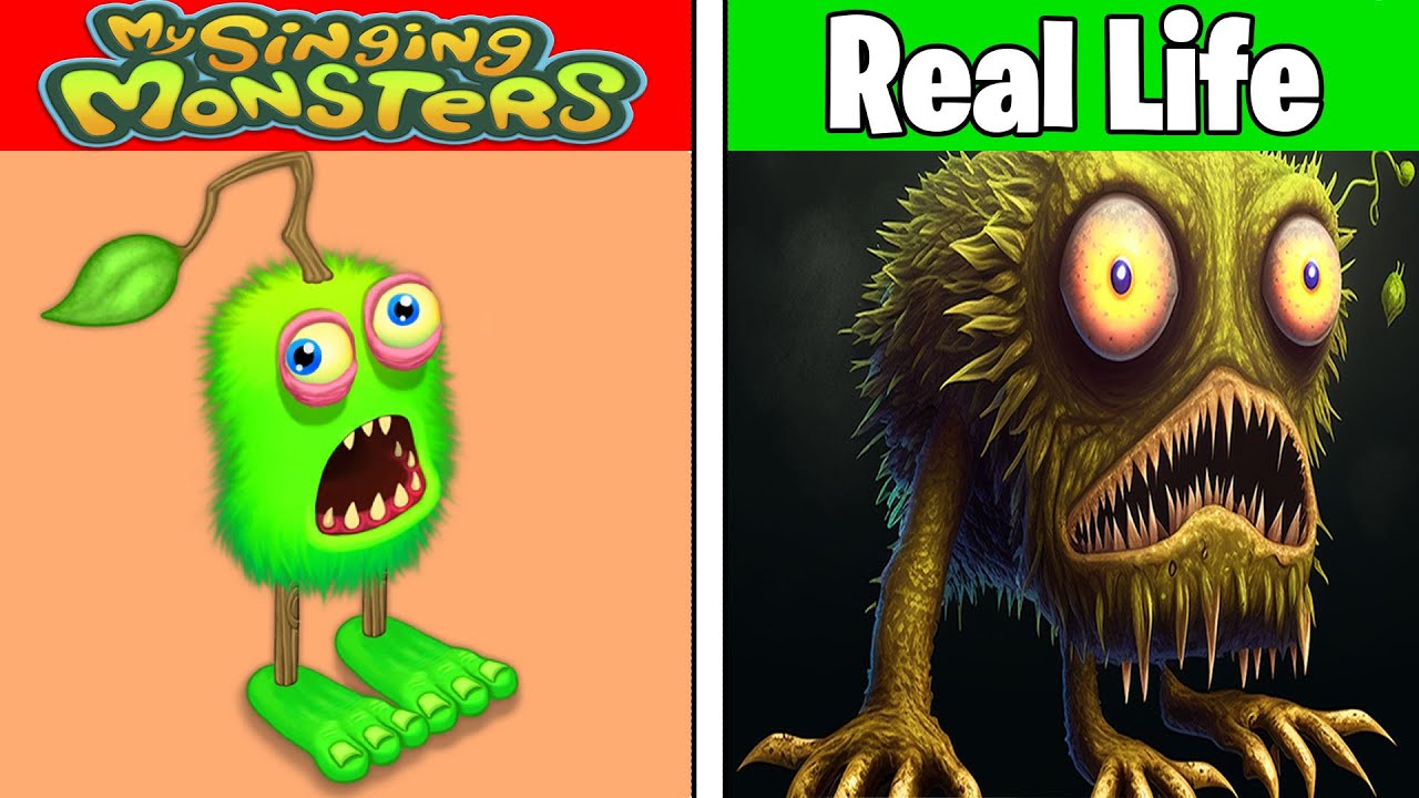 Realistic My Singing Monsters VS Real Life | Realistic Grainfur | Realistic Didj |
