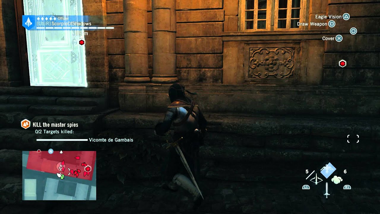 Assassin's Creed Unity - Coop Missions - The Austrian Conspiracy (Sync Points Solo)