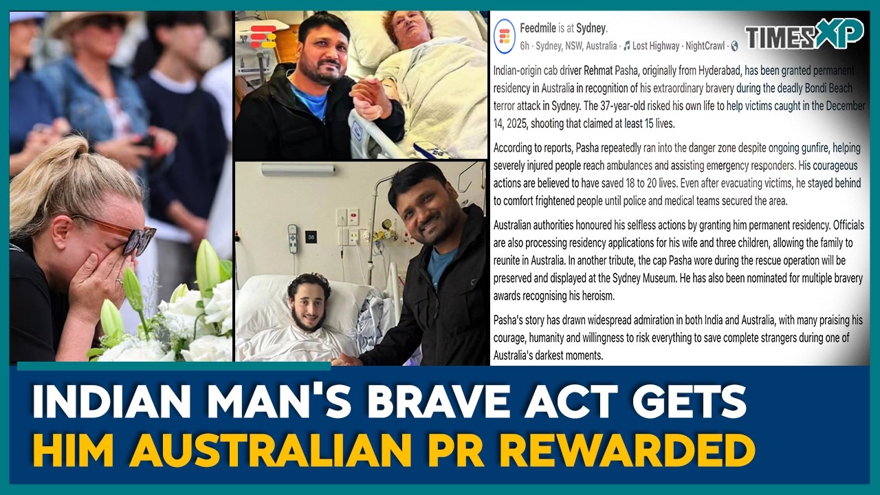 Indian Man Rewarded with Australian PR After Heroic Act | Indians In Australia