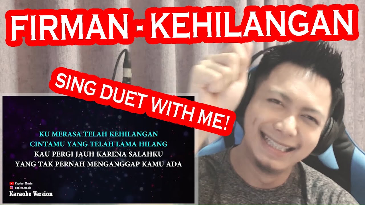 Firman - Kehilangan (Karaoke Version) - Duet Male Version #DuetSinging