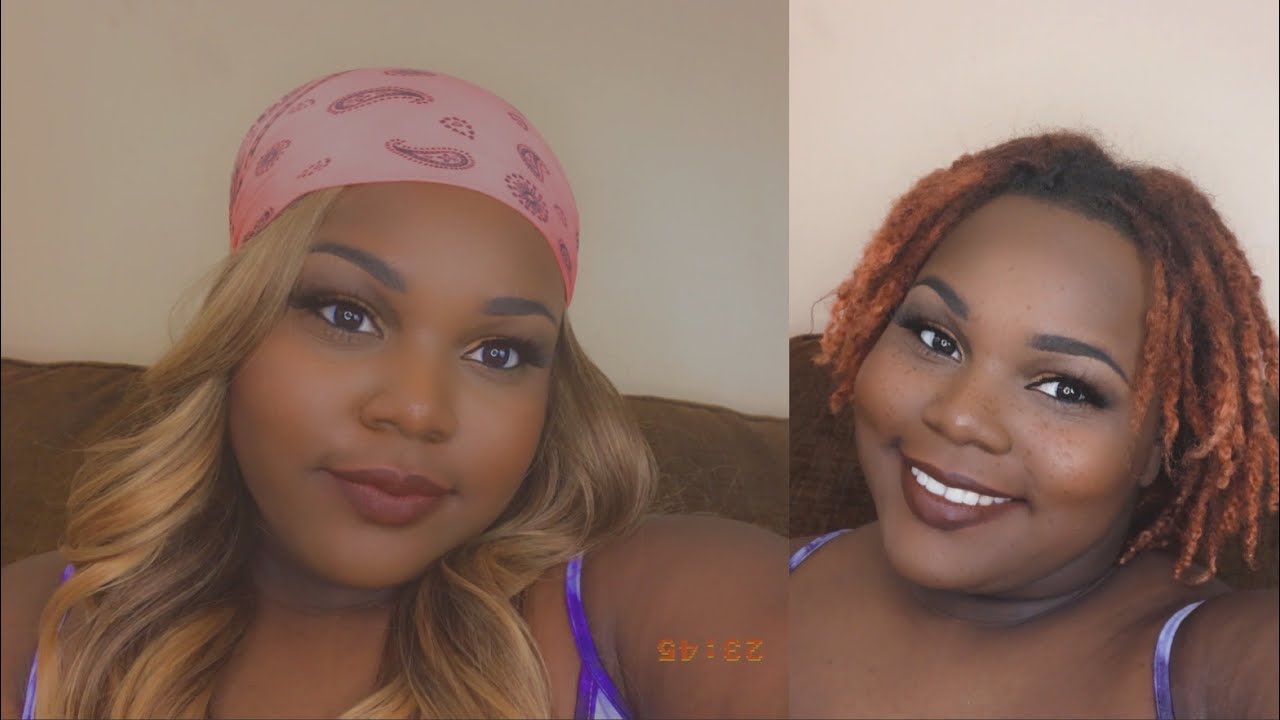 How to Lay Wig over Locs | Easy and Flat Application