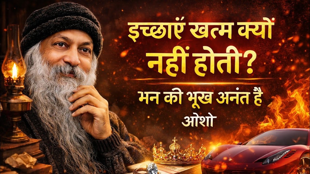 मन की भूख अनंत है | Osho MotivationDesires Never End? Osho Explains Truth #osho