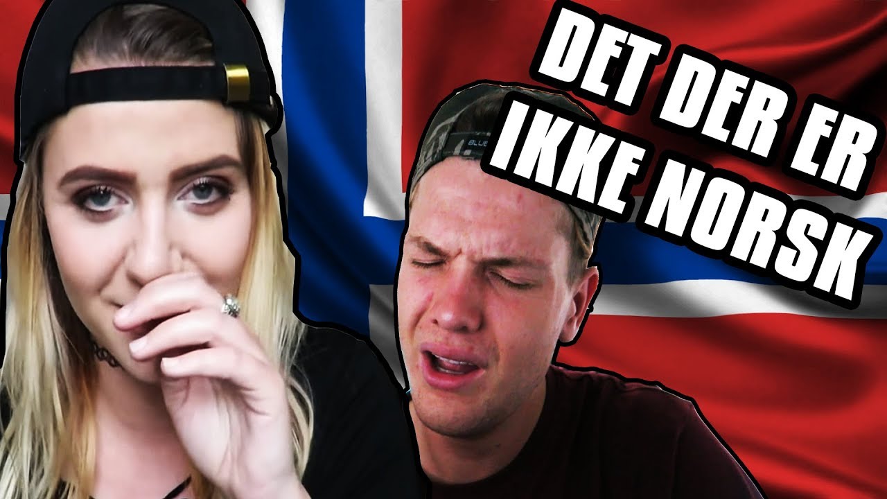 Norwegian guy reacting to American girl speaking Norwegian