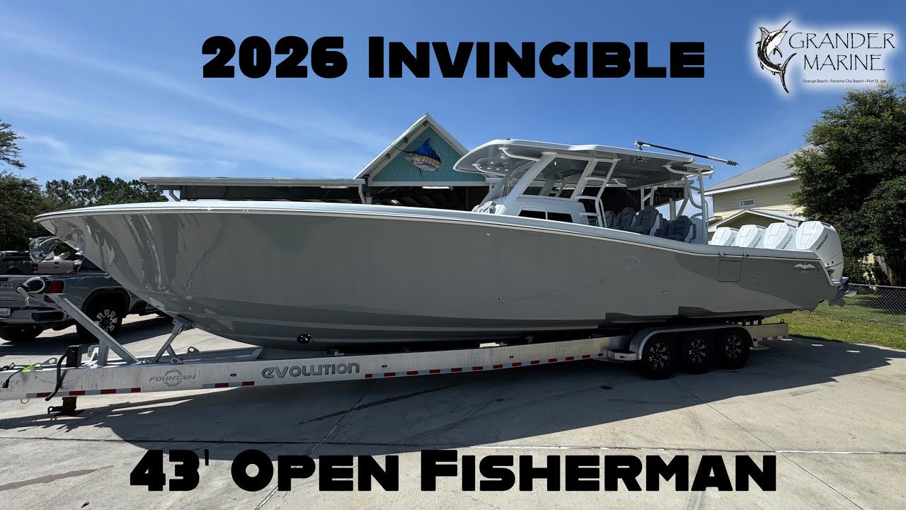 FOR SALE | 2026 Invincible 43' Open Fisherman 86E526 | GRANDER MARINE