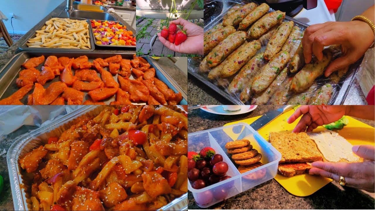 School Lunch Box What I Made For One Dish Party #vlog #canada #bestrecipe #livetastybehappy
