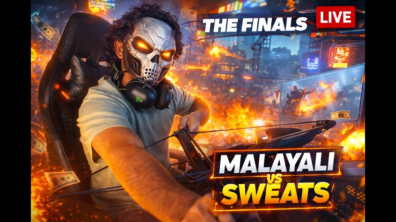 Malayali Gamer vs Sweatiest THE FINALS Lobby 😳 | Chaos & Clutches | LIVE