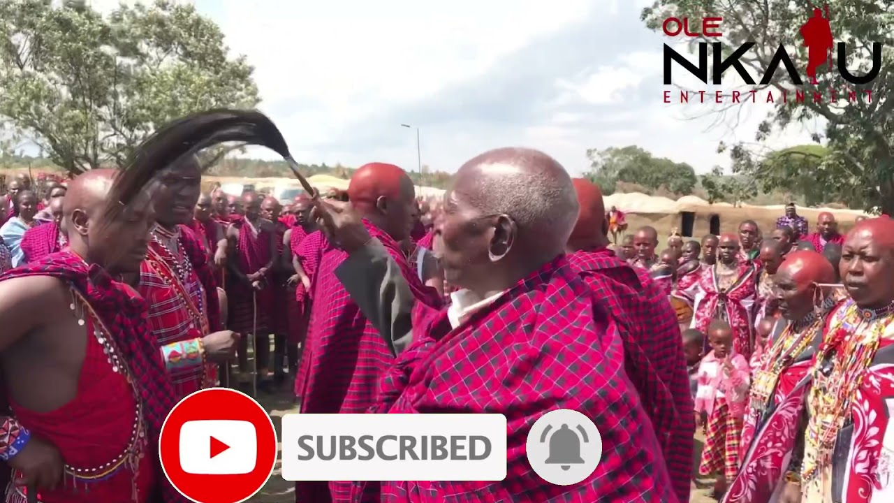 The Maasai blessings by the Elders