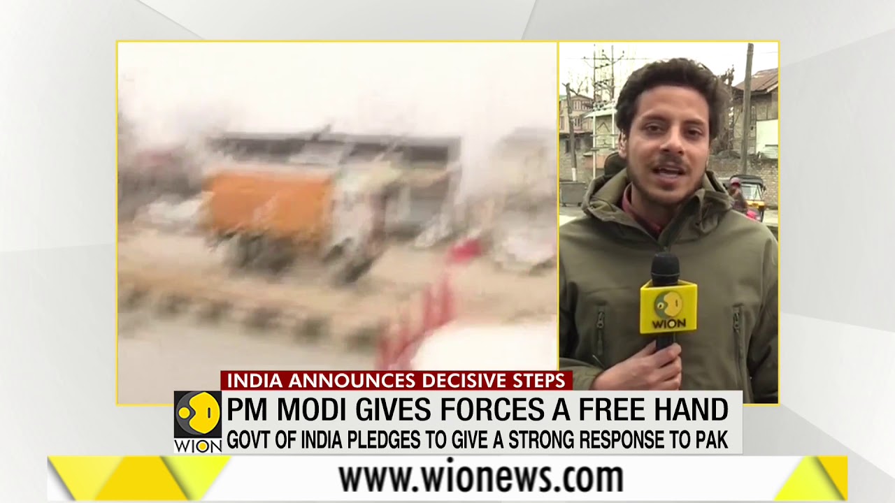 India announces decisive steps and condemns the Pulwama terror attack
