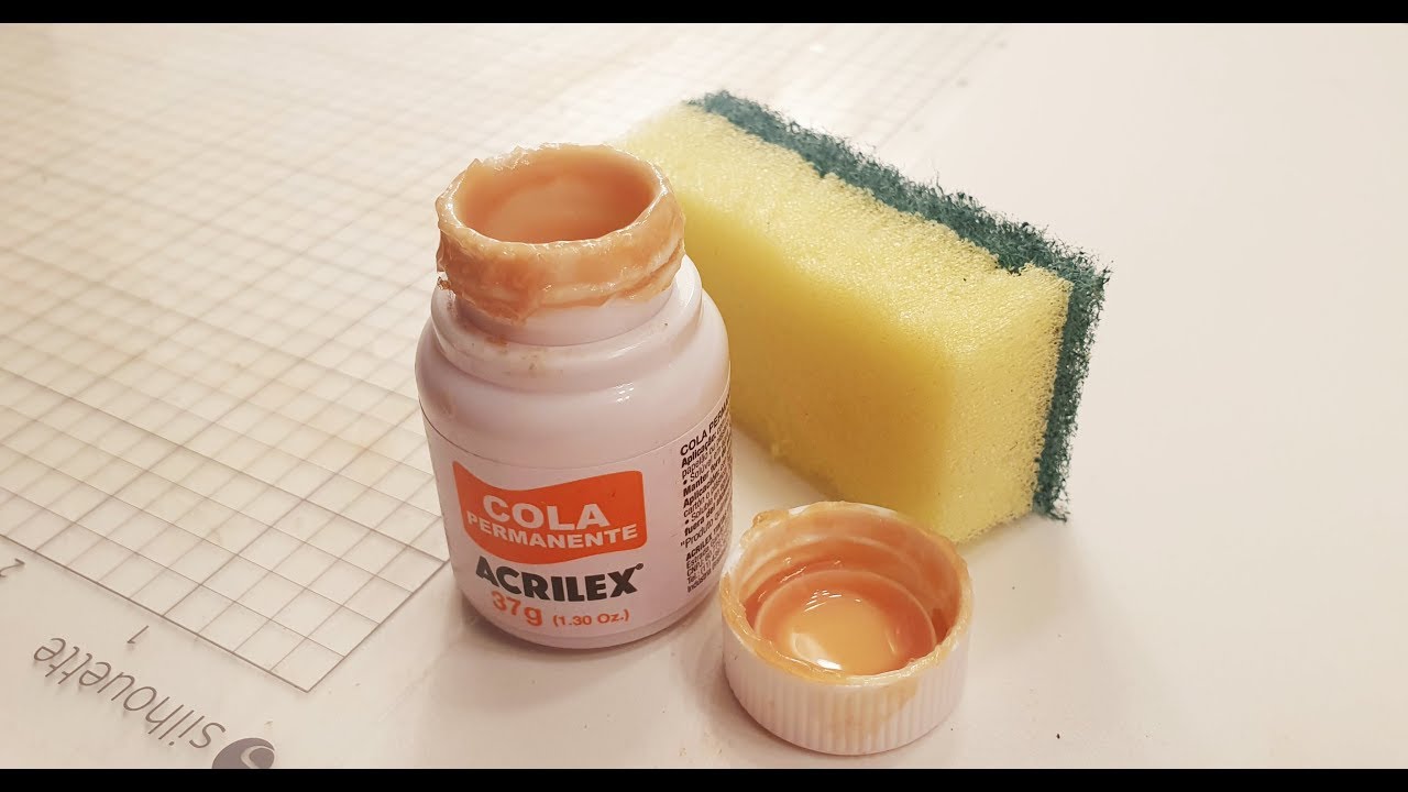 Como repor cola da base de corte da Silhouette