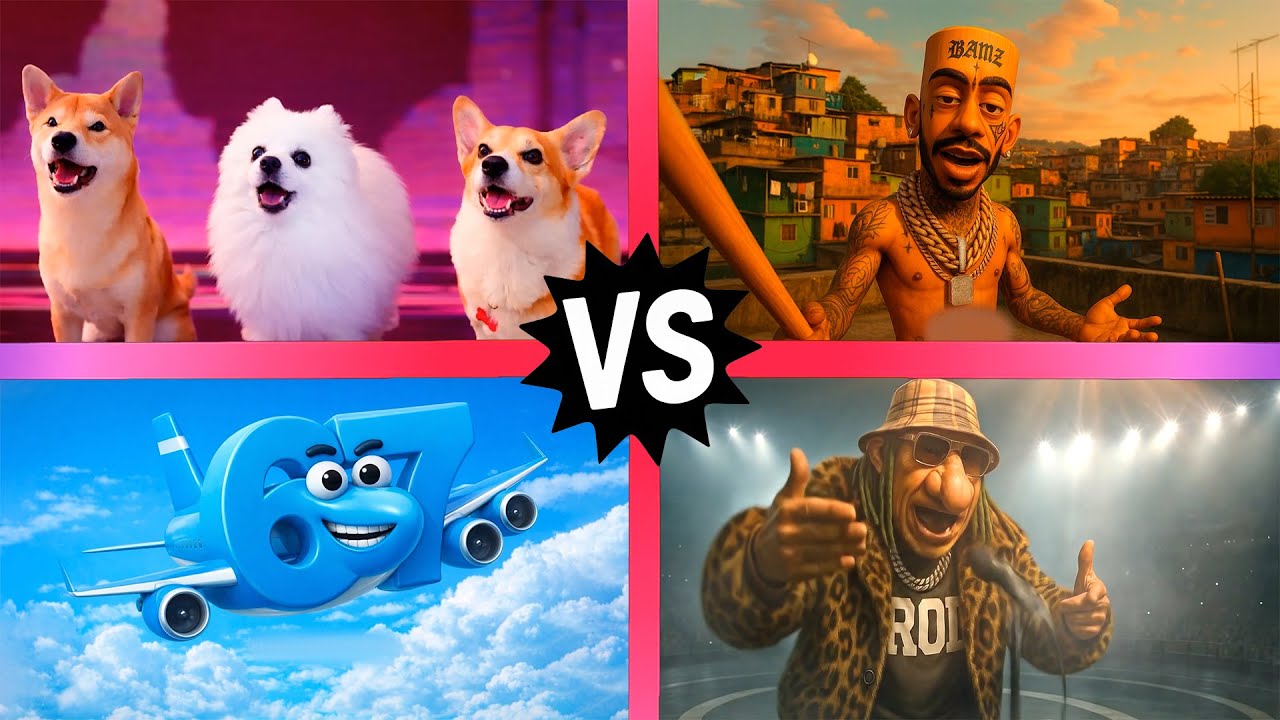 DOGS 🆚SIXSEVEN 🆚BRAINROT BRAZILLIAN 🆚BRAINROT RAP || TILES HOP
