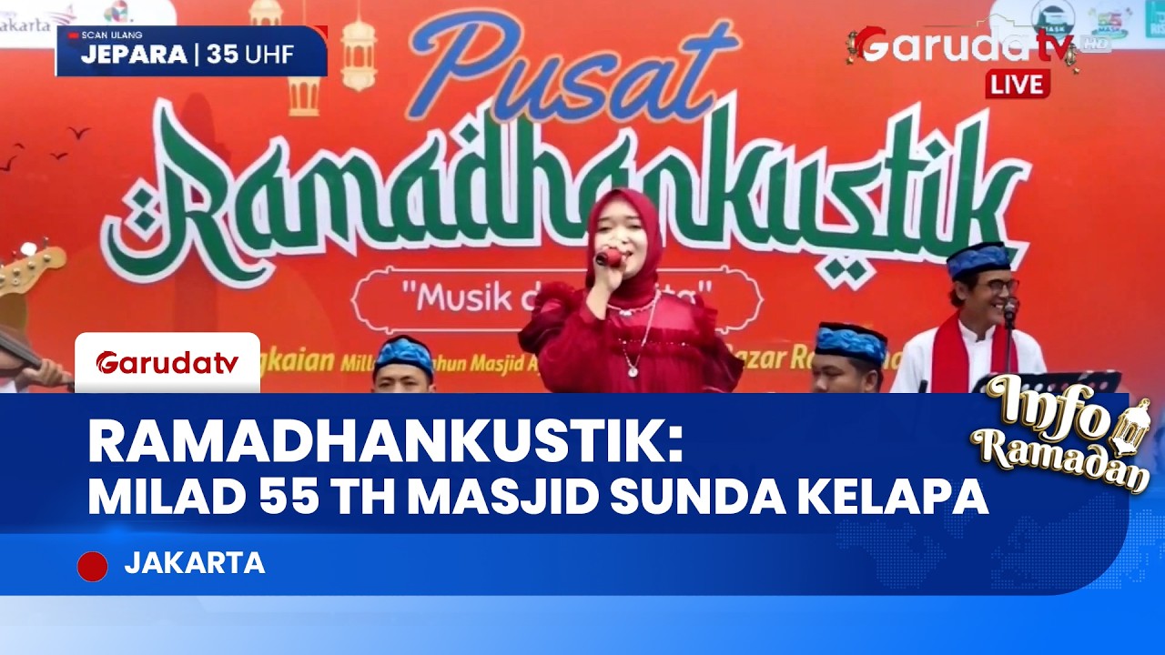 Ngabuburit Seru! Masjid Agung Sunda Kelapa Gelar Ramadhankustik & Layanan Hapus Tato Gratis