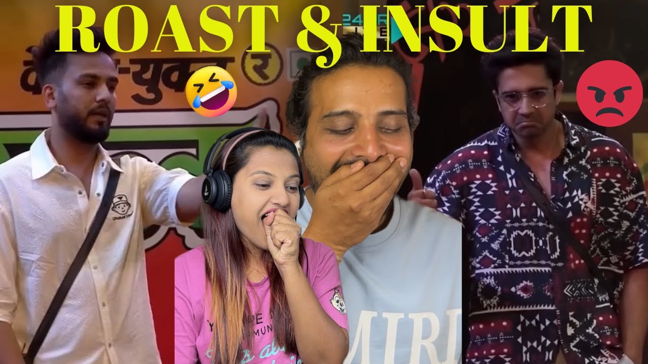 Bigg Boss ELVISH YADAV ROAST AVINASH | REACTION | Funkie Couple Vlogs