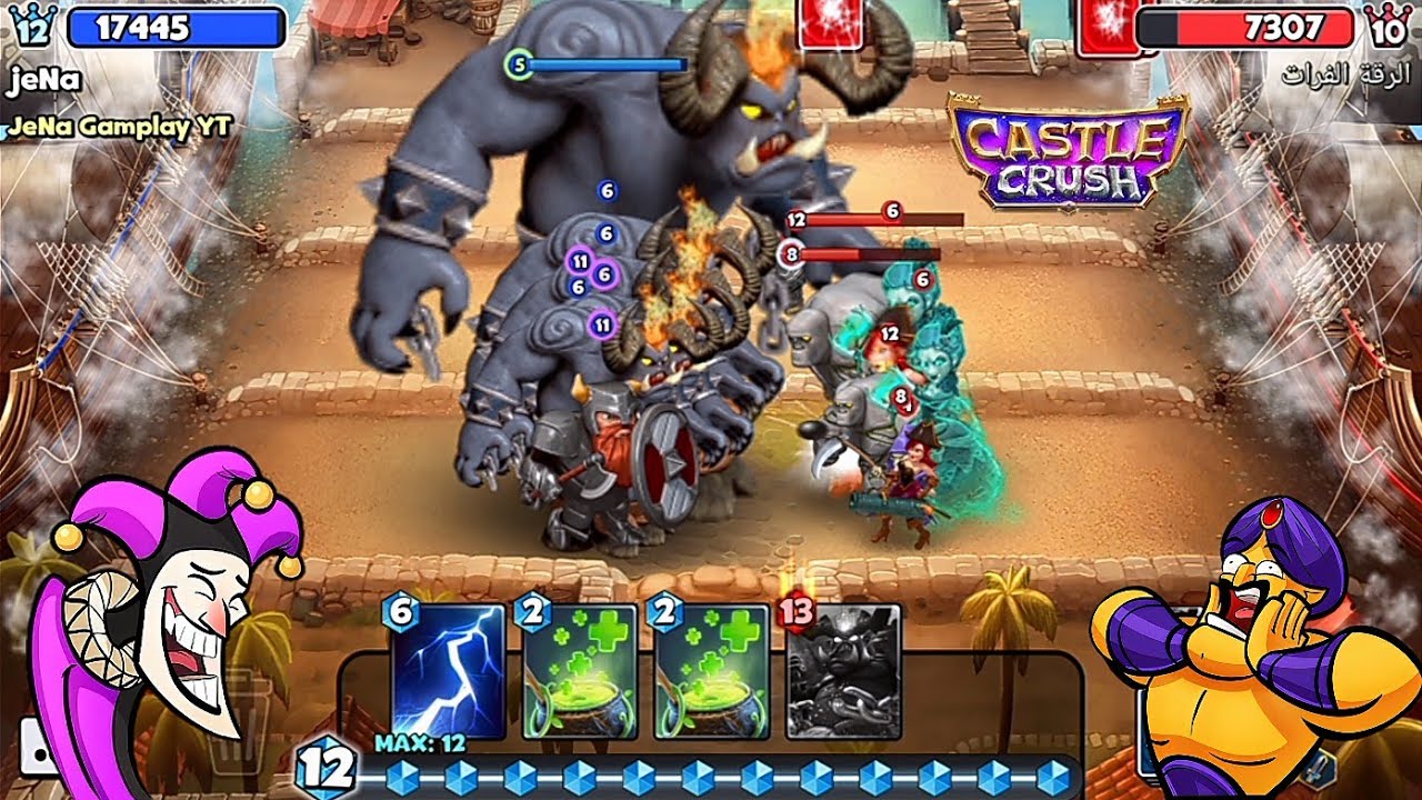 The Biggest Unchained Demon Rush Fight! Castle Crush