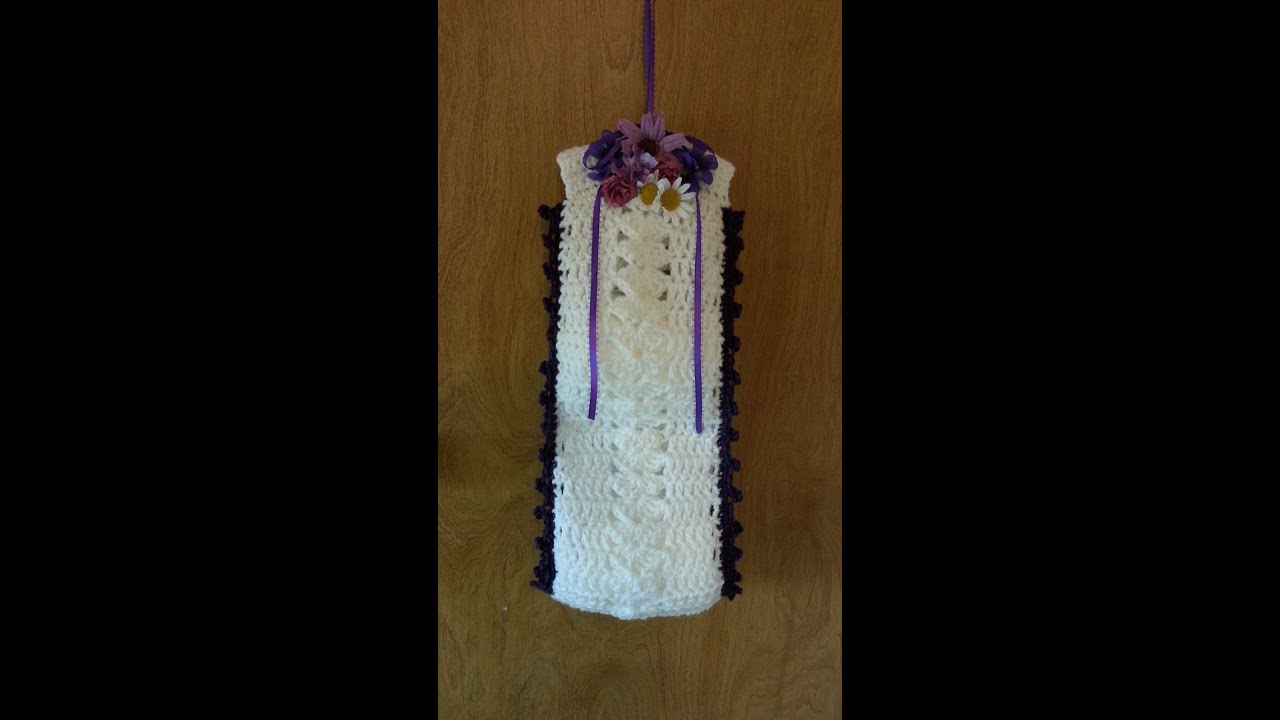 How to Crochet a Toilet Paper Holder