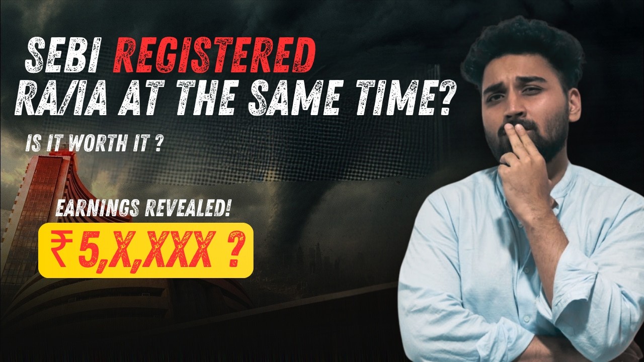 SEBI RA vs IA Registration:Can You Become BOTH? Biggest Mistake 90% Make(Avoid Before Applying)