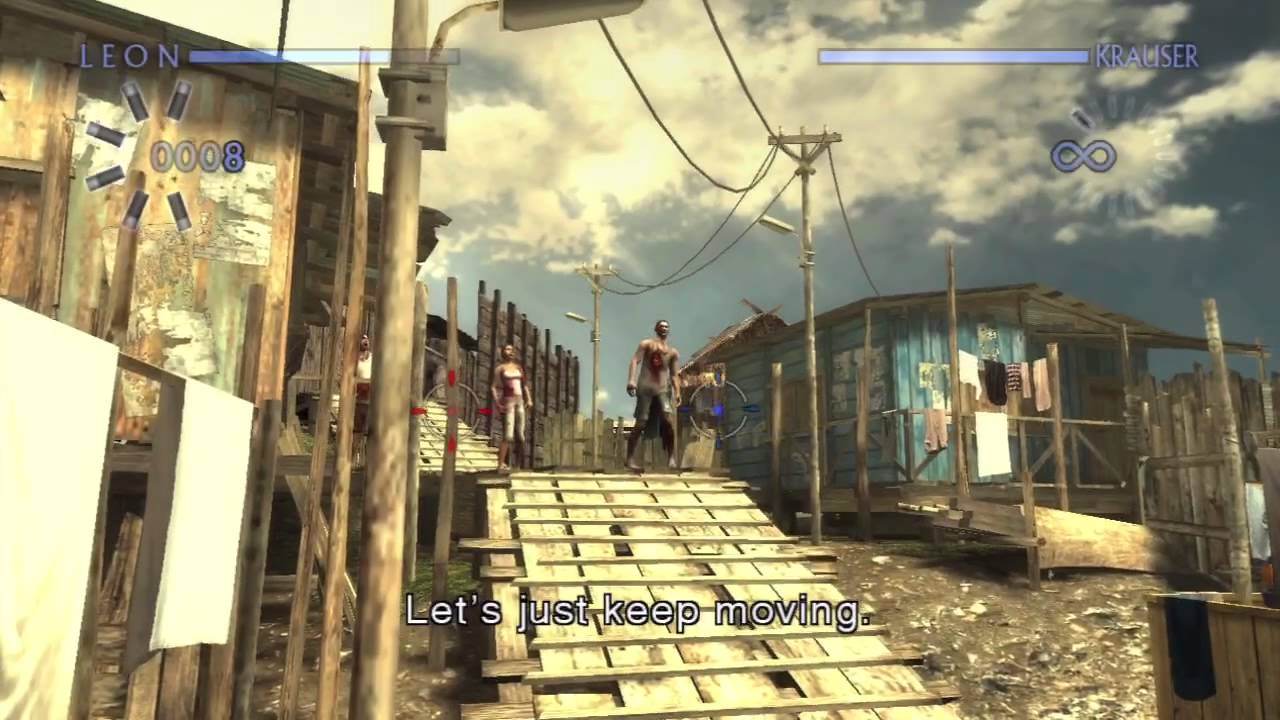 Resident Evil: The Darkside Chronicles HD Collection Co-op - Leon & Krauser - Part 1