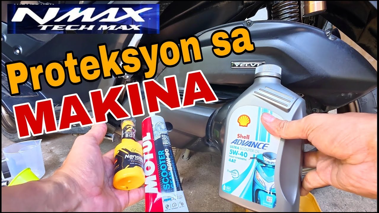 Change oil with Nanomoly additives sa NMAX Techmax 155 | Oil trip reset | 5th Change oil