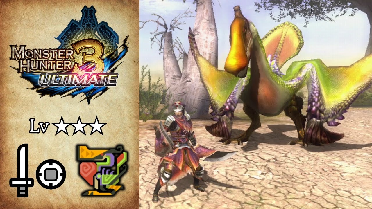 MH3U | Playing With Fire | Qurupeco | Sword and Shied