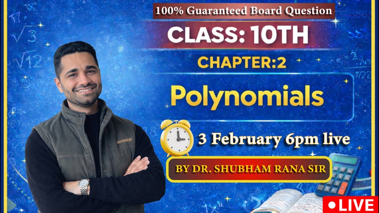 Class 10 Maths Chapter 2 Polynomial  (Part 2)#boardexam #cbse #boardexampreparation