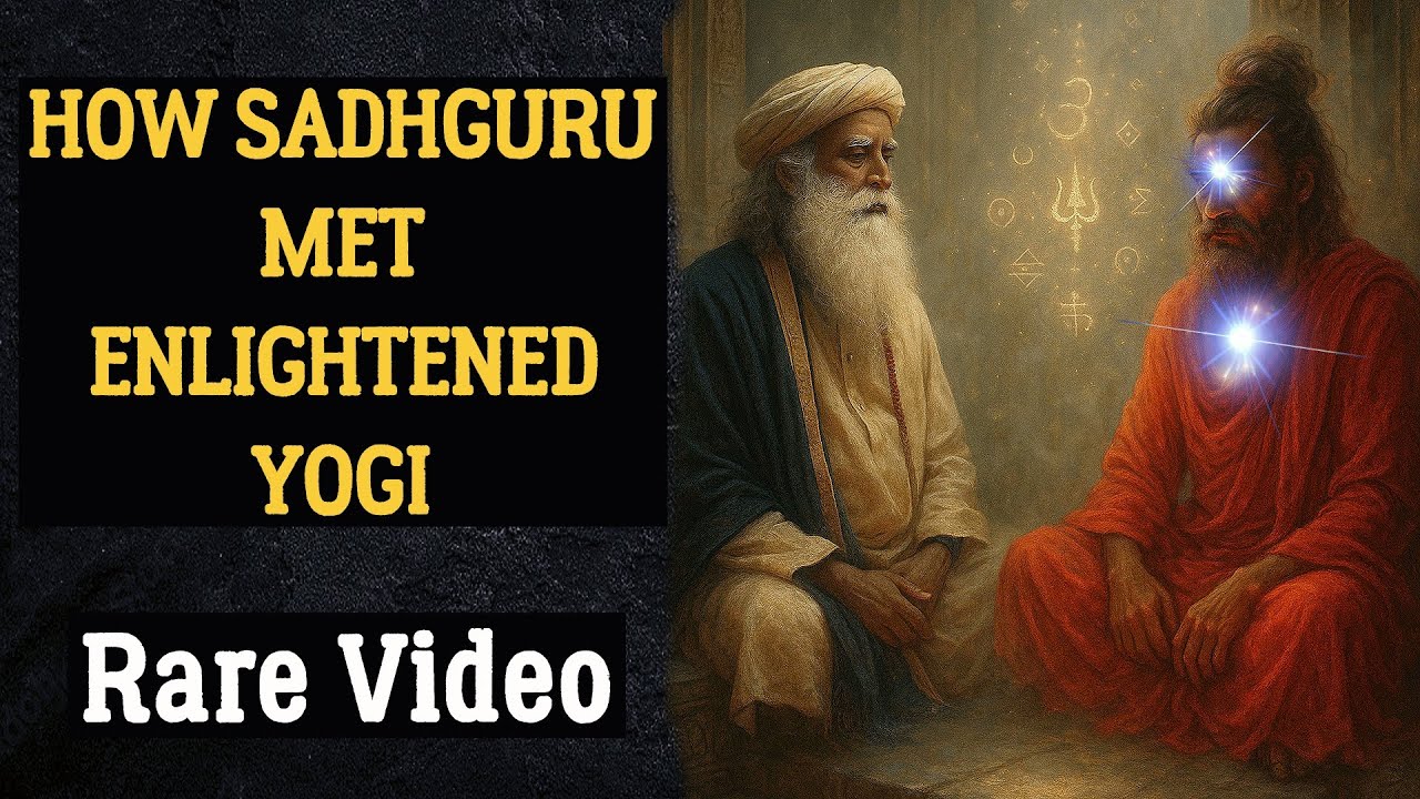 Sadhguru met a Fiery Enlightened Yogi in red who knew Sadhguru’s entire life