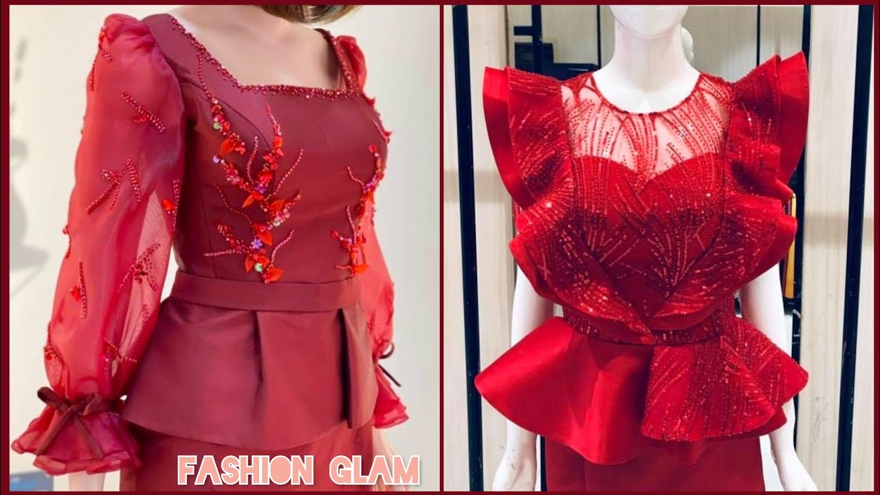 African Fashion Top & Blouse/Cambodian Outfits Styles For Women's/Khmer Traditional Dress