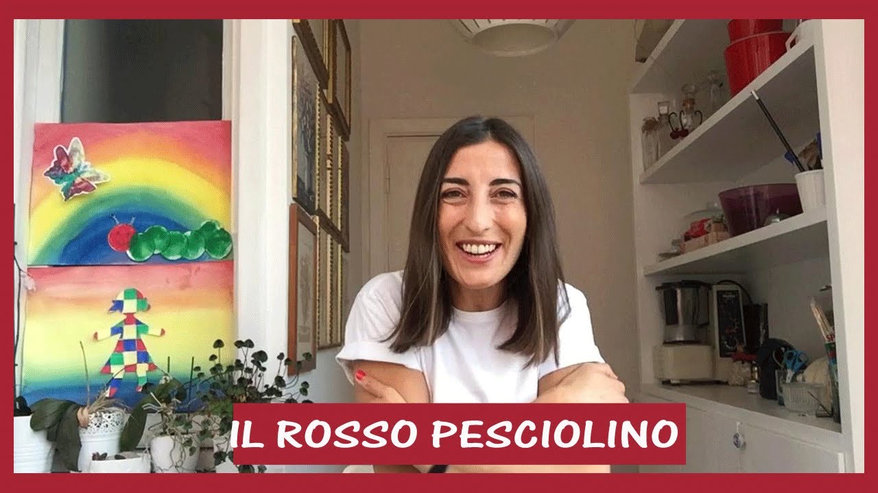 Maestra Giulia con il Rosso Pesciolino