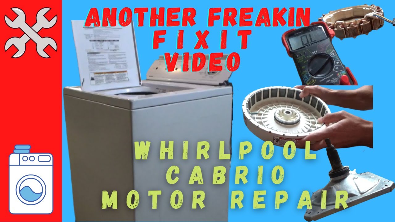 How to test your Whirlpool Washer Motor and Gear Case : Save $$$ by diagnosing yourself !!!!!