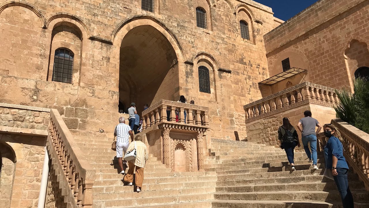 Walking tour of old Mardin: Deyrulzafaran Monastery and  Kasimiye Medrese, Turkey