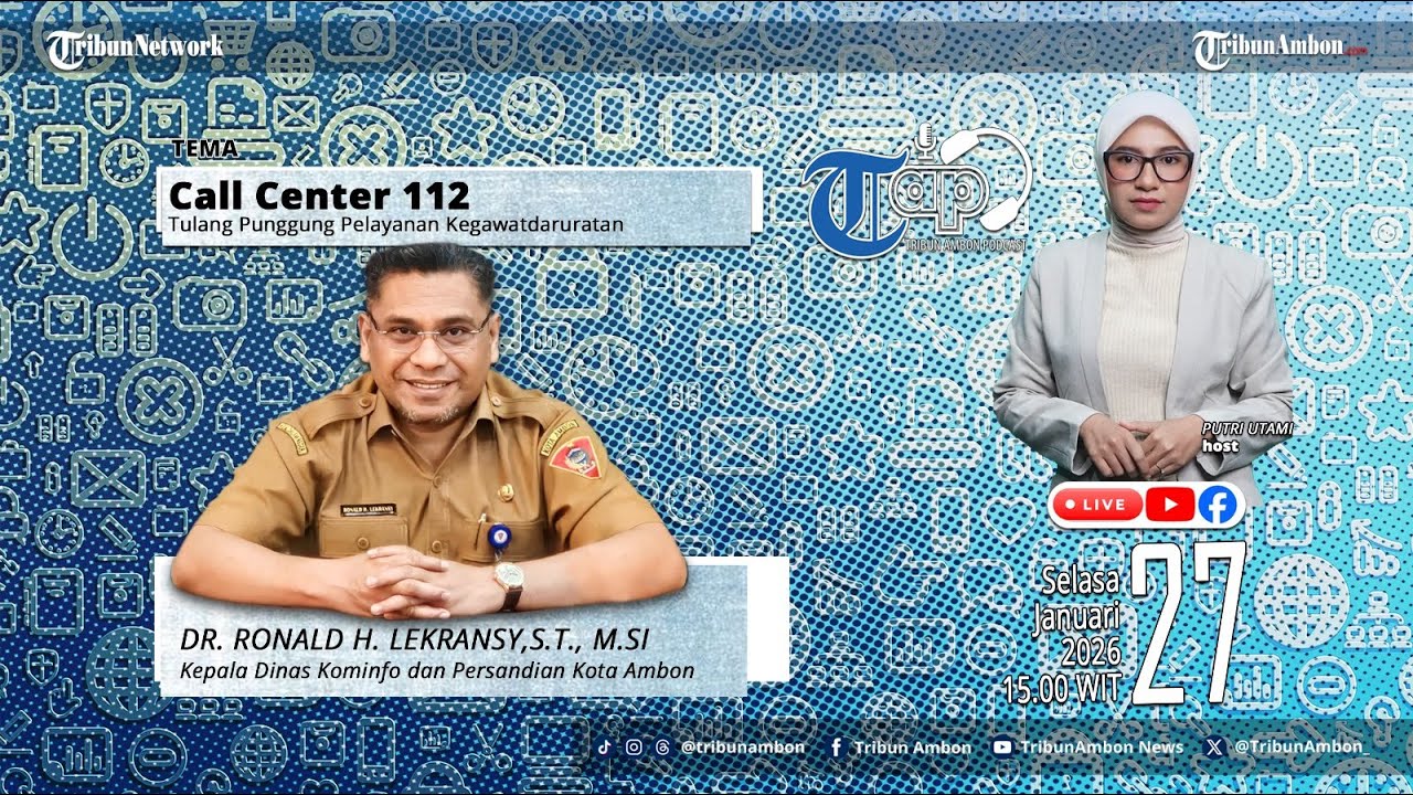 🔴 “Call Center 112 : Tulang Punggung Pelayanan Kegawatdaruratan” | TRIBUNABASTORY