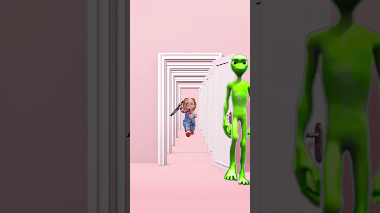 CHUCKY DoorDash  Vs Alien 👀#shots