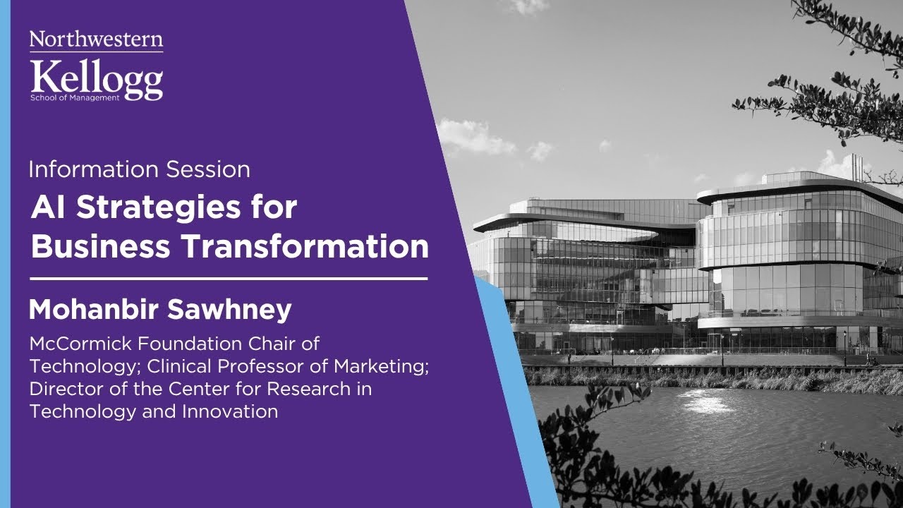 Information session on Kellogg&rsquo;s AI Strategies for Business Transformation program