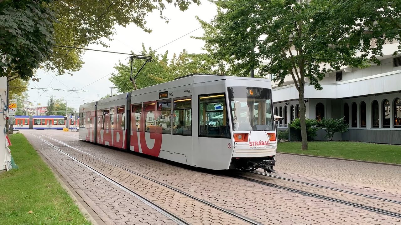 Trams in Darmstadt - Am Hbf